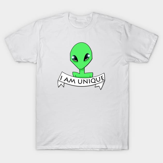 I AM UNIQUE T-Shirt by eesomebysrishti